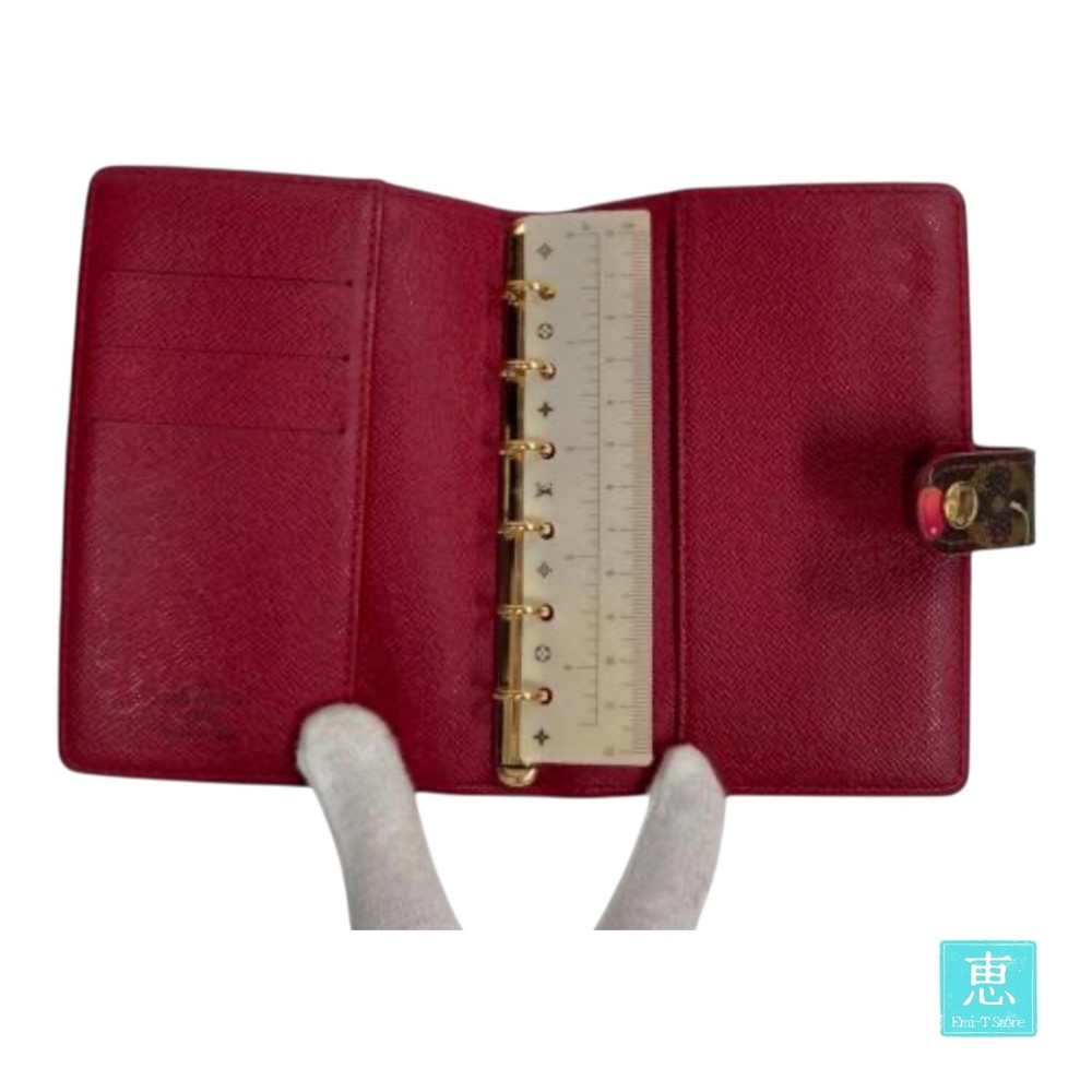LOUIS VUITTON R21023 Monogram Cherry Agenda PM System planner