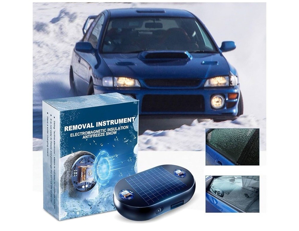 1 Pk Windshield Defroster & Ice Melter Electromagnetic Car Snow Removal Device A