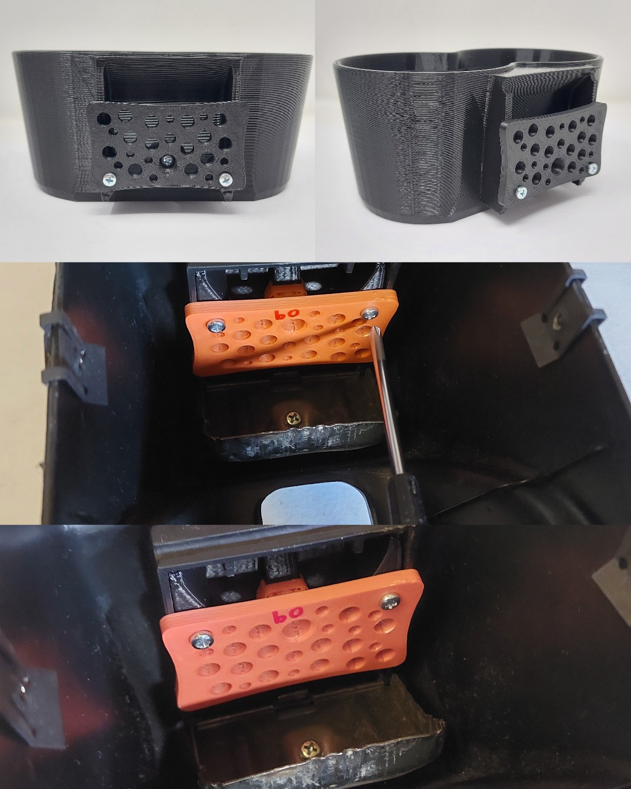 DUAL Cup Holder 1988-1991 Honda Civic EF HATCHBACK Rear Ash Tray 89 1990 hatch