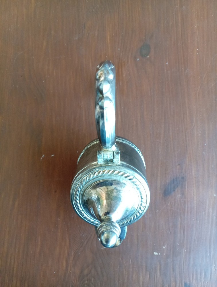 Vintage Italian Silver Plate Pitcher Top