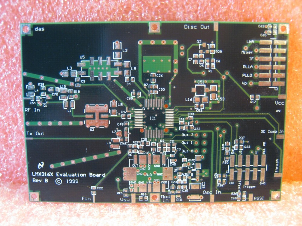 AN-1162 LMX3162 Evaluation Board Texas Instruments