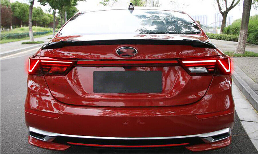 For 2019-2021 Kia K3 Forte Red LED Rear Trunk Brake Light Bar Strip Tail Lamp