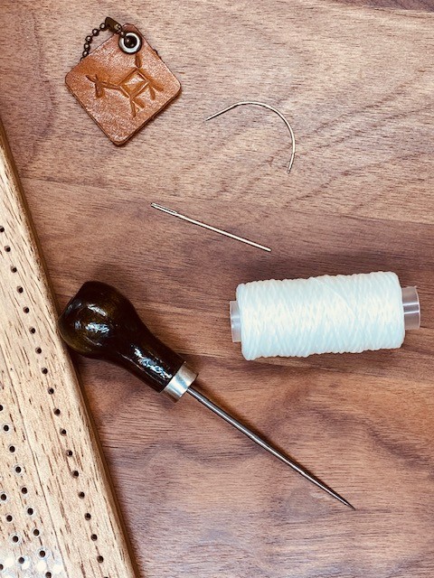 Bookbinding Japanese Stab Binding Wood Tool.