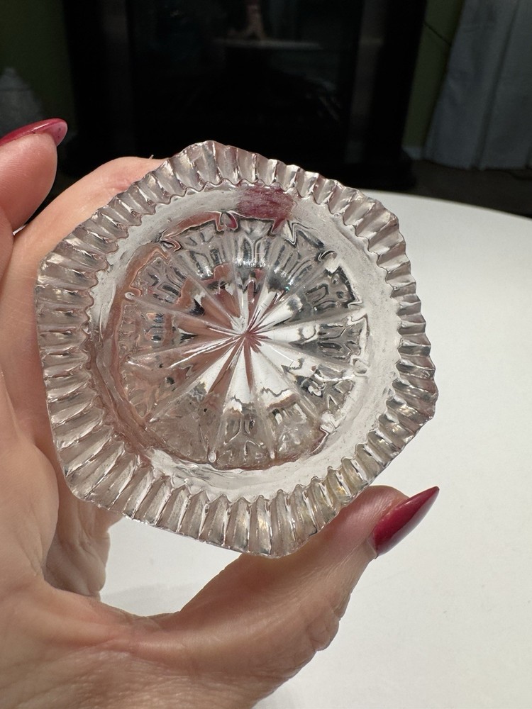 victorian open salt cellars antique