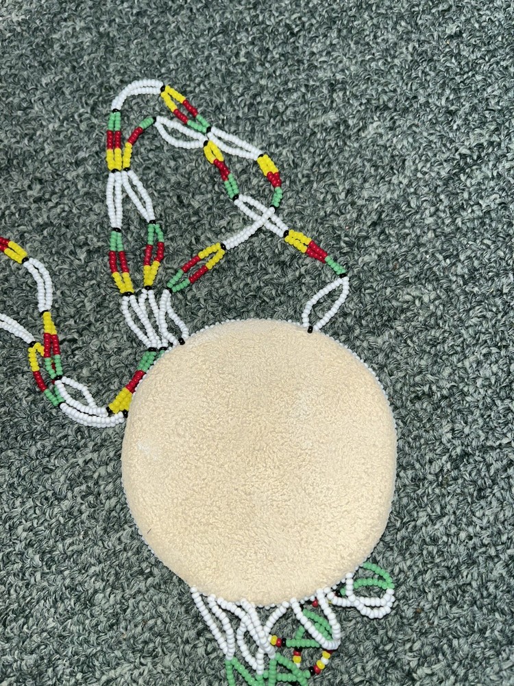 Beaded Native American Style Medallion Necklace