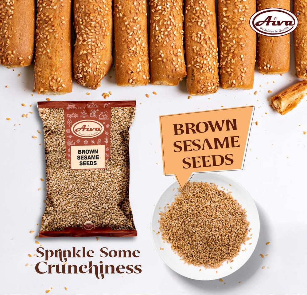 Aiva Brown Sesame Seeds 5 lb