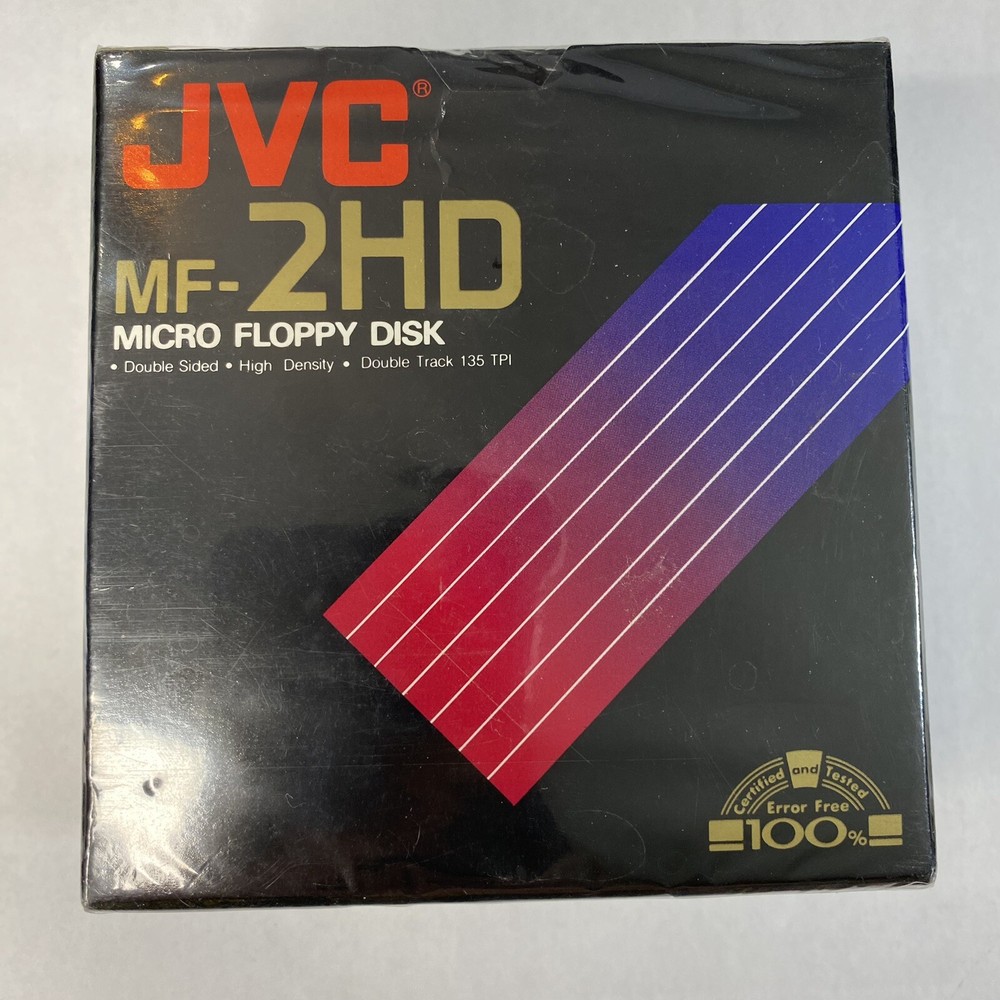 JVC MF-2HD Pack Of 10 Micro Floppy Disk