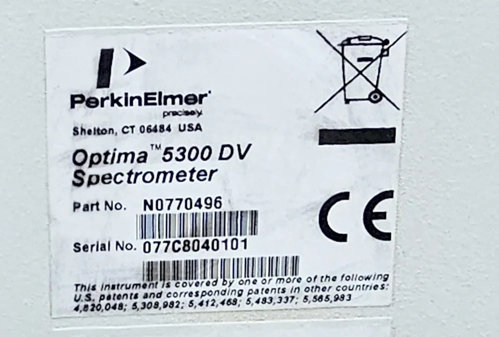 PerkinElmer Optima™ 5300 DV Spectrometer