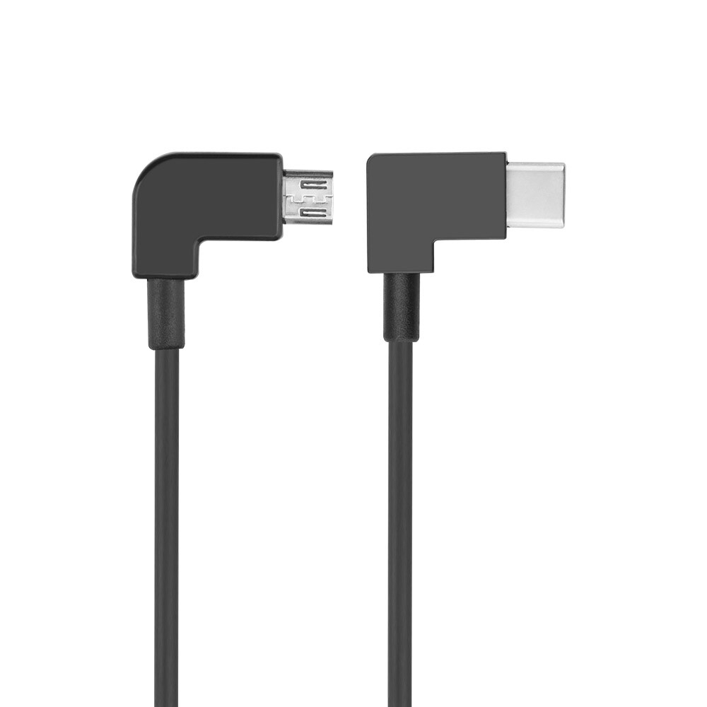 OTG Micro USB Cable Data Transfer for DJI Mavic Mini Drone Remote Controller 90°