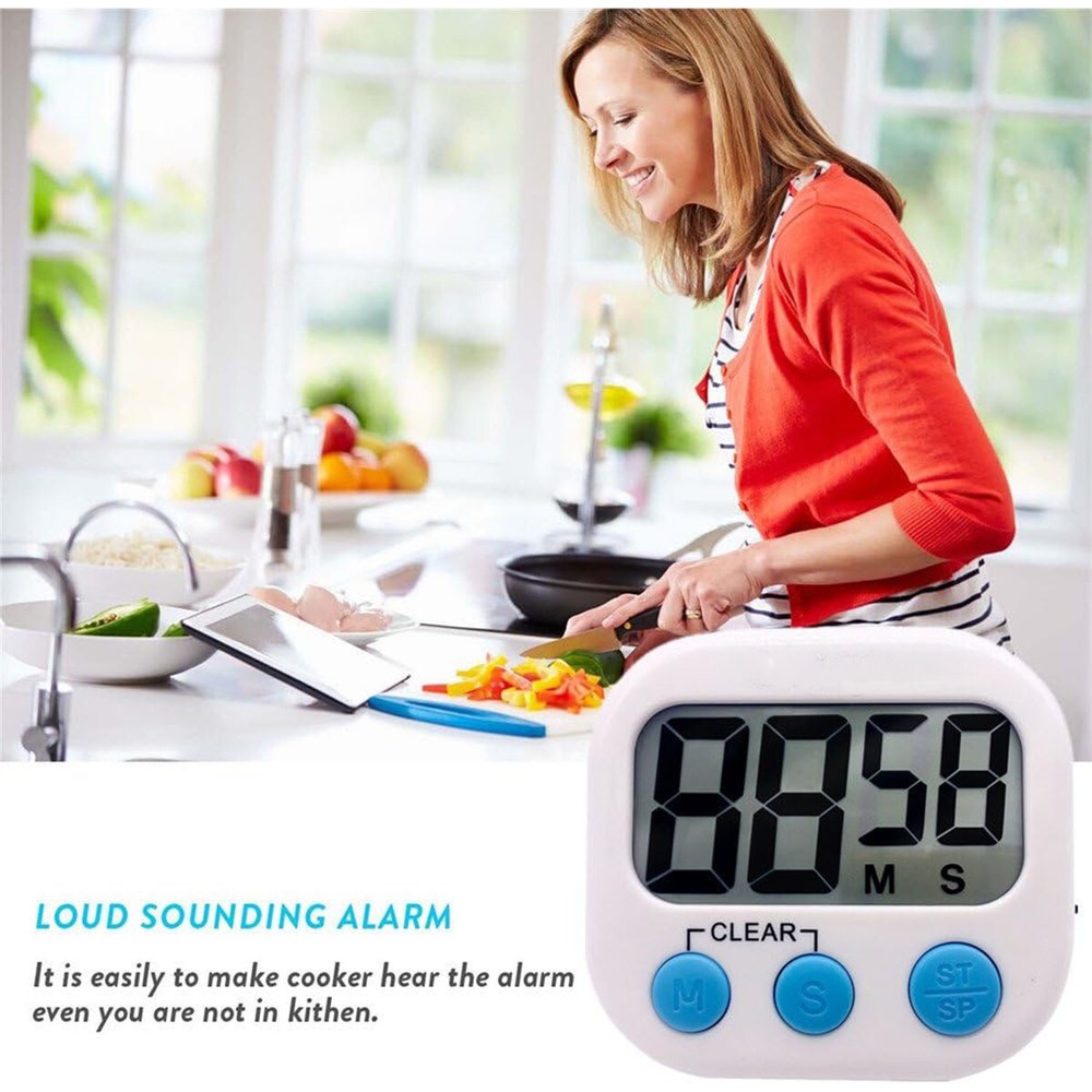 Digital Kitchen Cooking Timer Also Used For Learning Work Exercise Timer