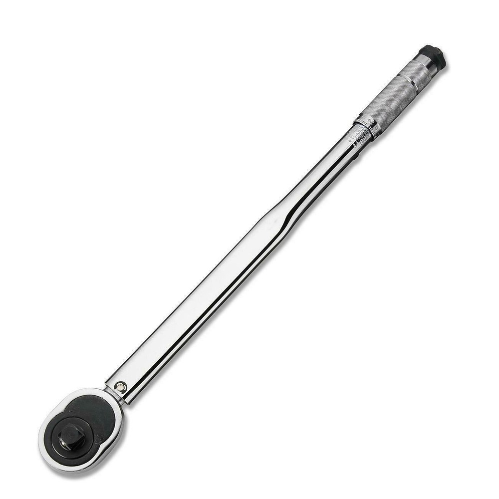 3/4" Dr Micrometer Adjustable Torque Wrench 50-300 ft/lb Tool with case