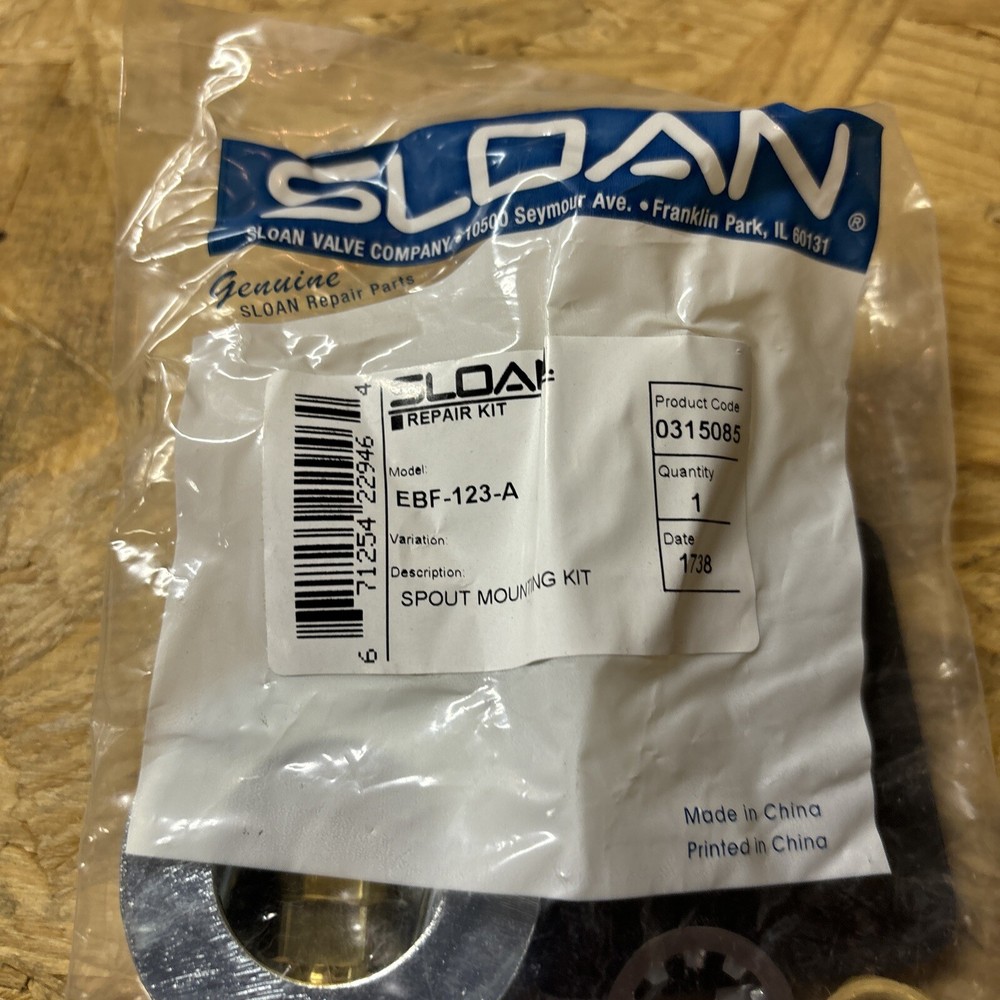 Sloan Spout Mounting Kit For EBF-615/EBF-625 Models