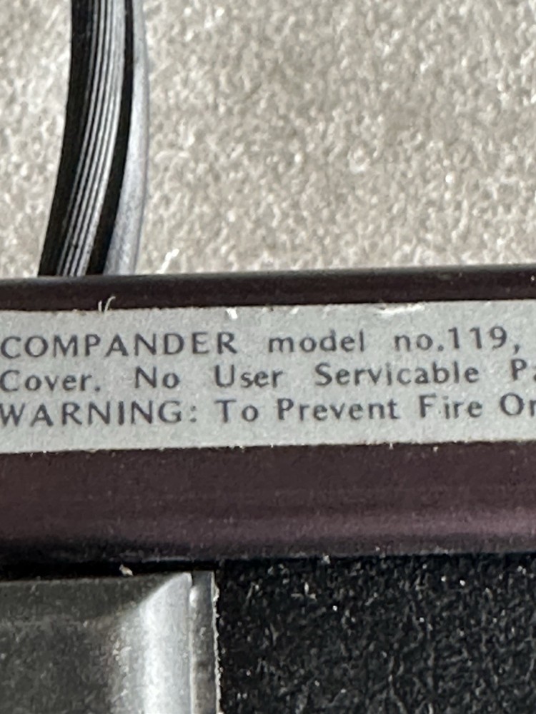 MXR M-119, Compander, Stereo Compressor Expander, Vintage Unit