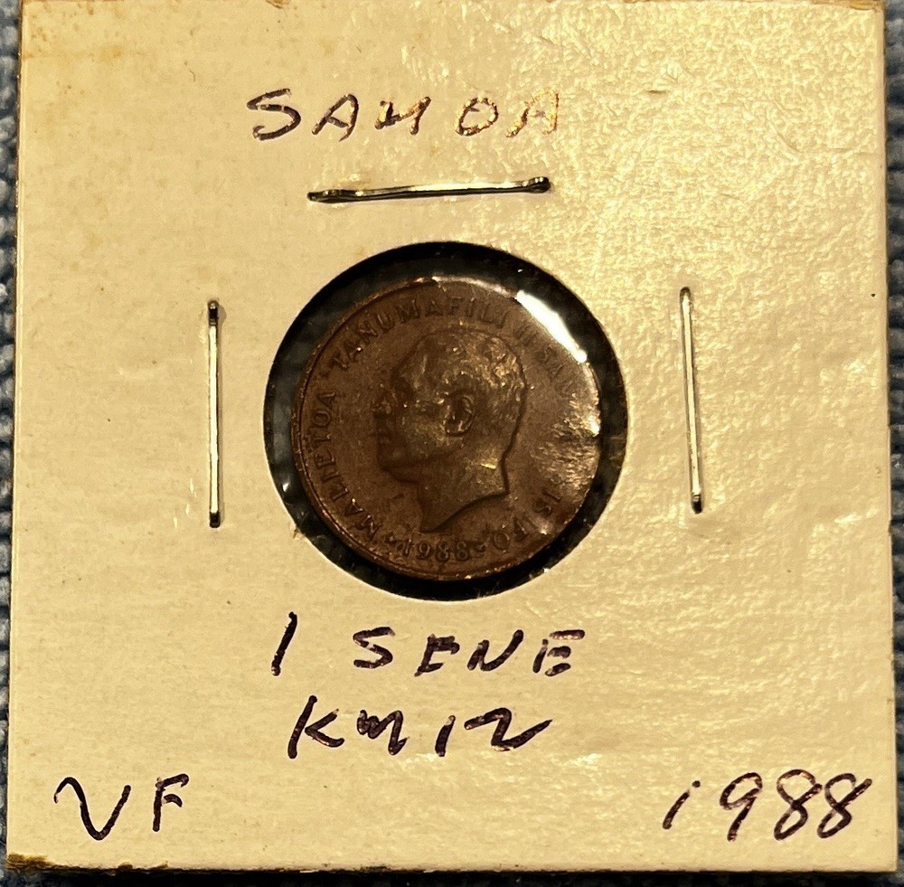 Western Samoa - 1 Sene 1988
