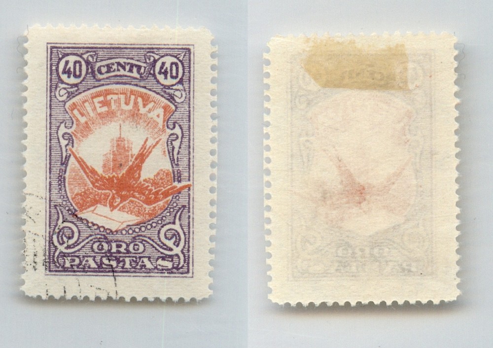 Lithuania 1926 SC 38 used. rtc9873