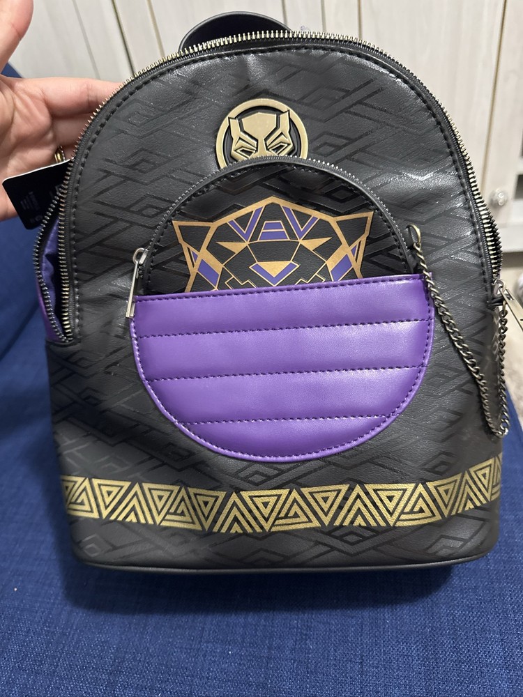 Marvel Black Panther Wakanda Forever Mini Backpack & Wallet