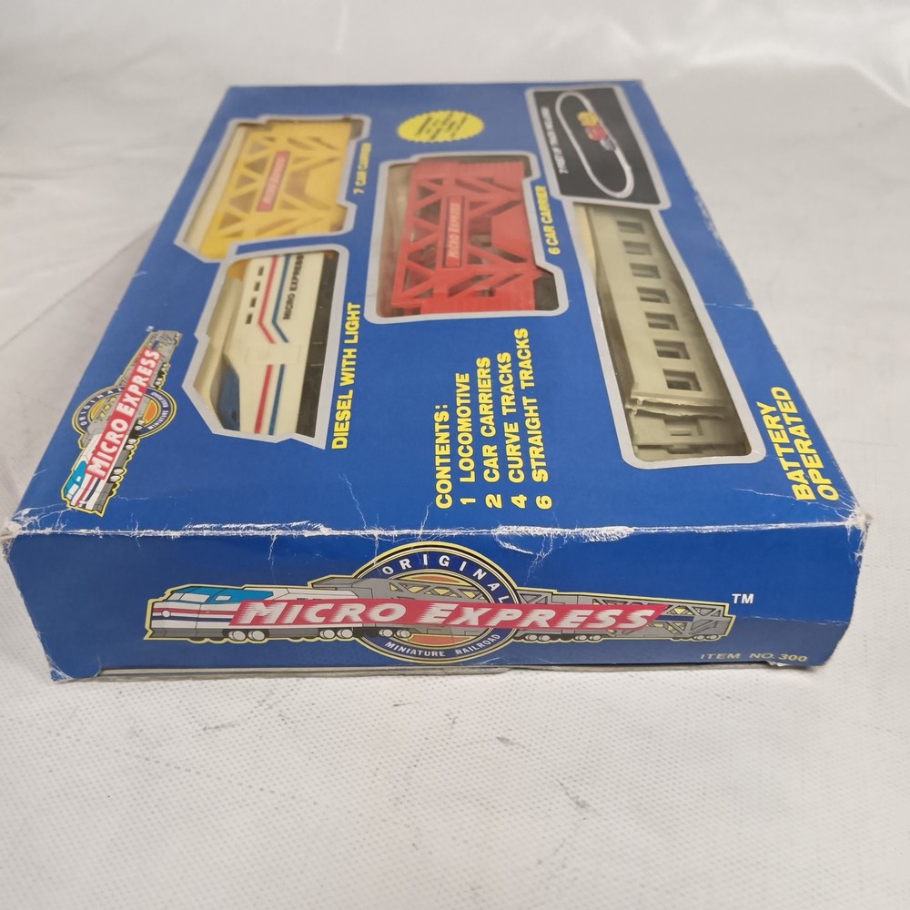Micro Express Train Set Item No. 300 The Toy Group 1989 Boxed Preloved