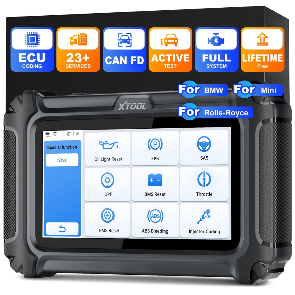 2025 XTOOL IP500 Car OBD2 Scanner Bidirectional Full System Diagnostic Graphing