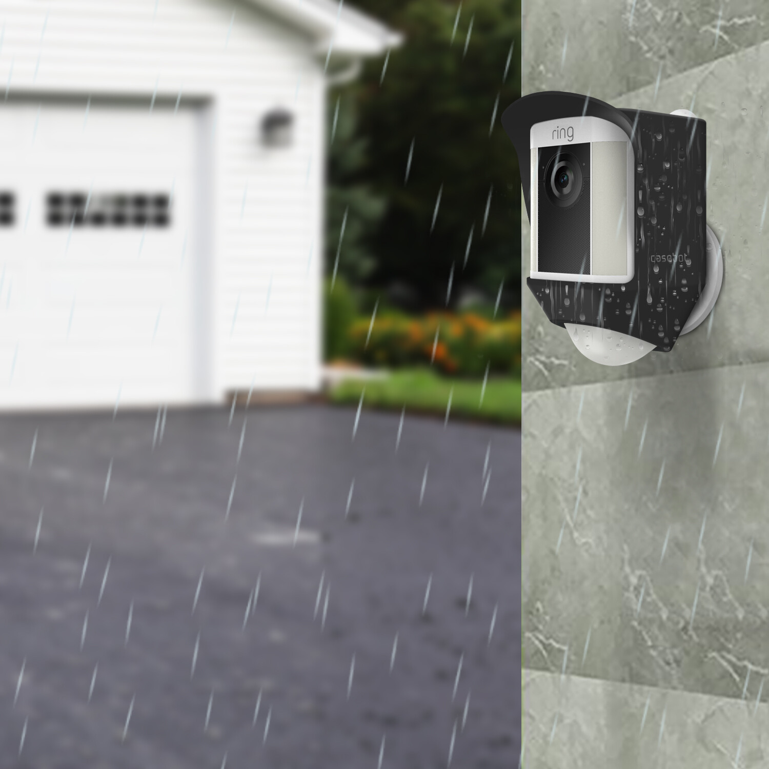 For Ring Spotlight Battery Camera Silicone Skin Case UV Weather Resistant Cover