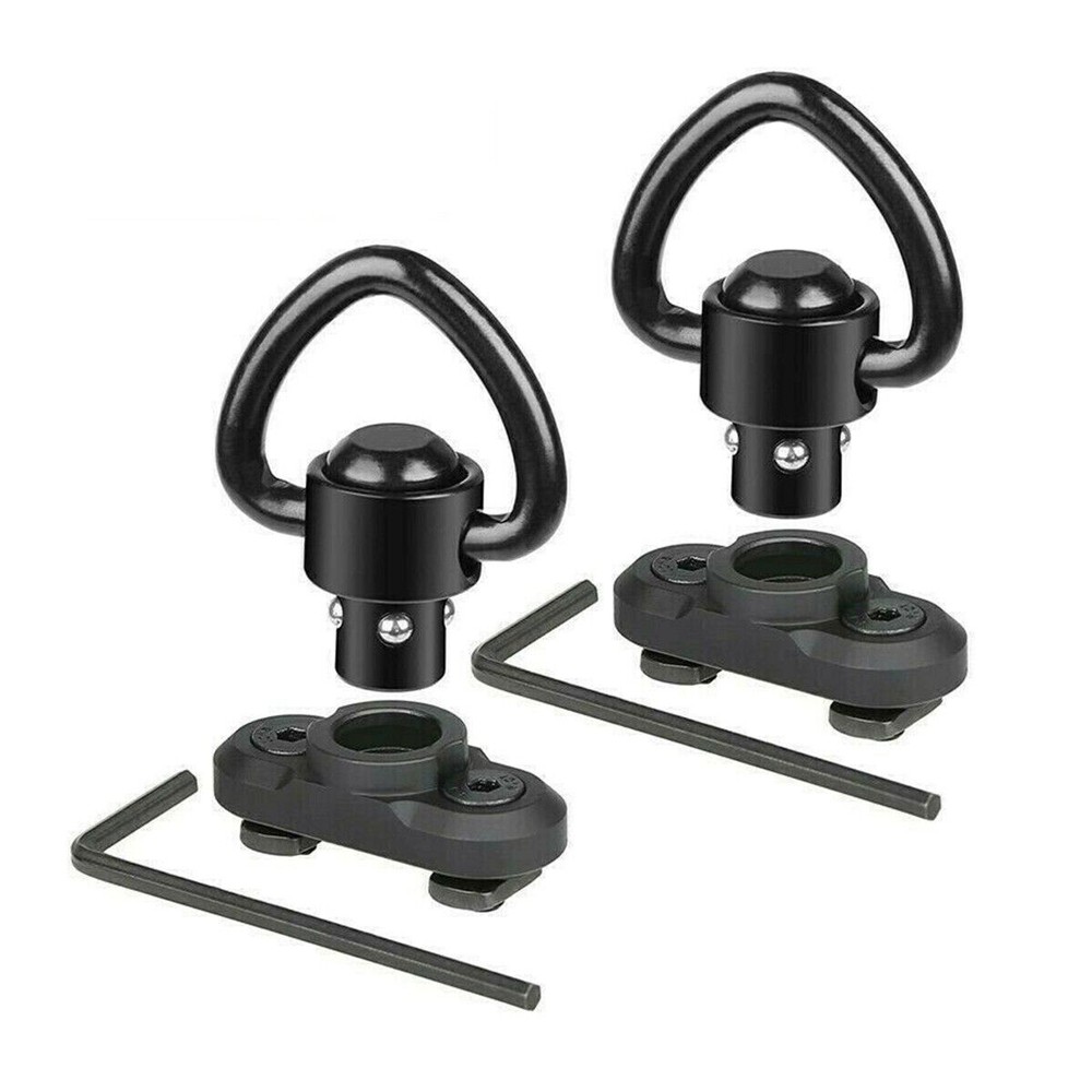 4Pack M-LOK MLOK Quick Release Sling Mount Push Button QD Sling Swivel Adaptor