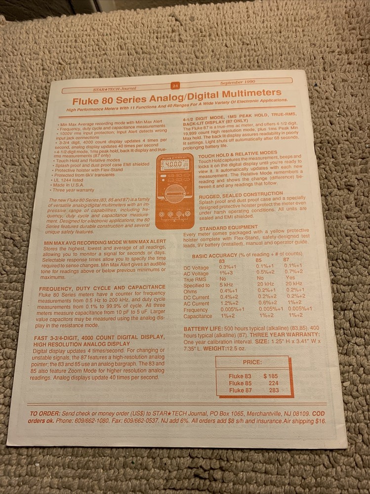 1990 September Mac 9000 Pool sharks STAR TECH JOURNAL manual