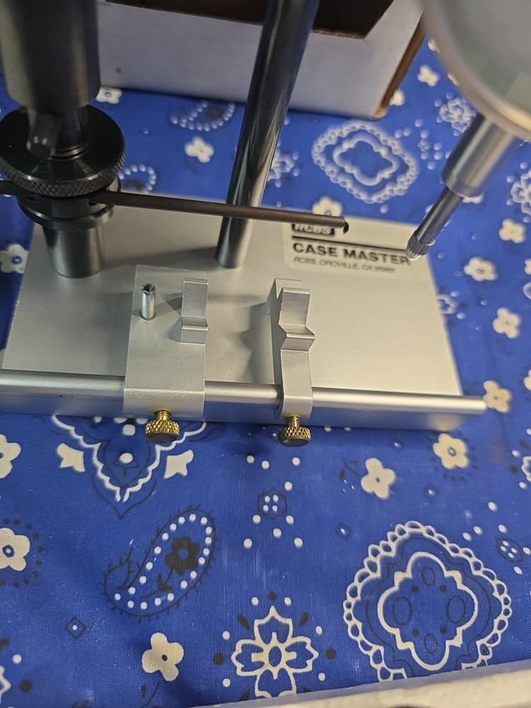 RCBS CASE MASTER GAUGING TOOL CASE NECK CONCENTRICITY THICKNESS LENGTH GAGE