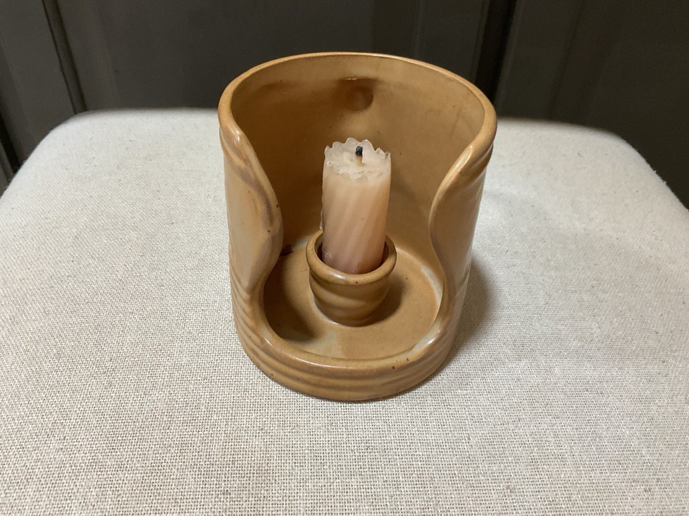 Ceramic Pottery Half Cup/Mug Candle Holder