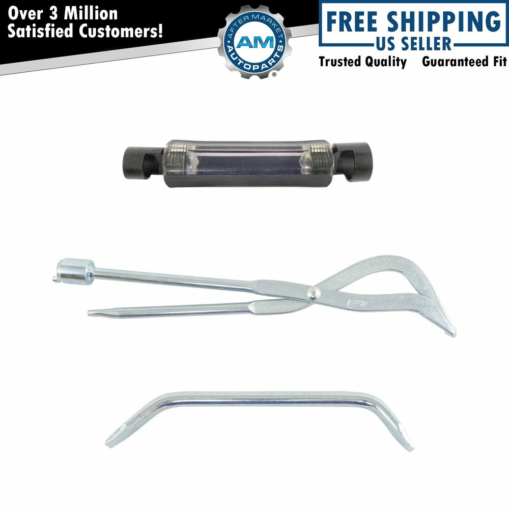3pc Drum Brake Shoe Installation Tool Kit Spoon Spring Pliers Retainer