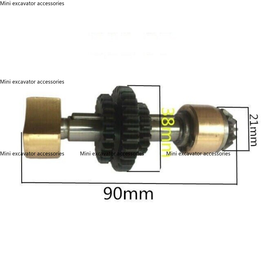 1 set Gear Shaft ​ Note Modle:B31-35 Vertical mill machine head Part Package