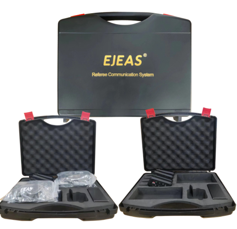 4pcs Full Duplex Football Referee Bluetooth Headset Intercom Kit with Pro Box