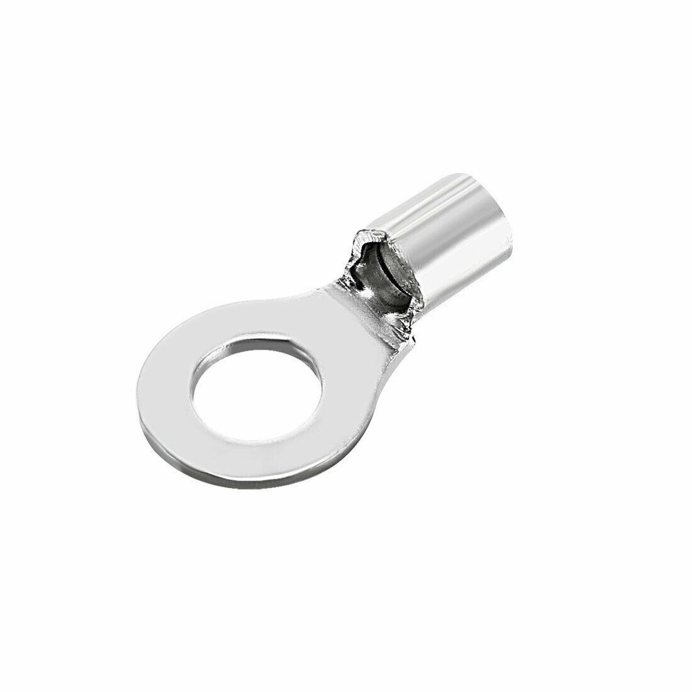 100Pcs RNB5.5-6 U-Type Copper Crimp Terminals 4-6mm2 Wire Connector