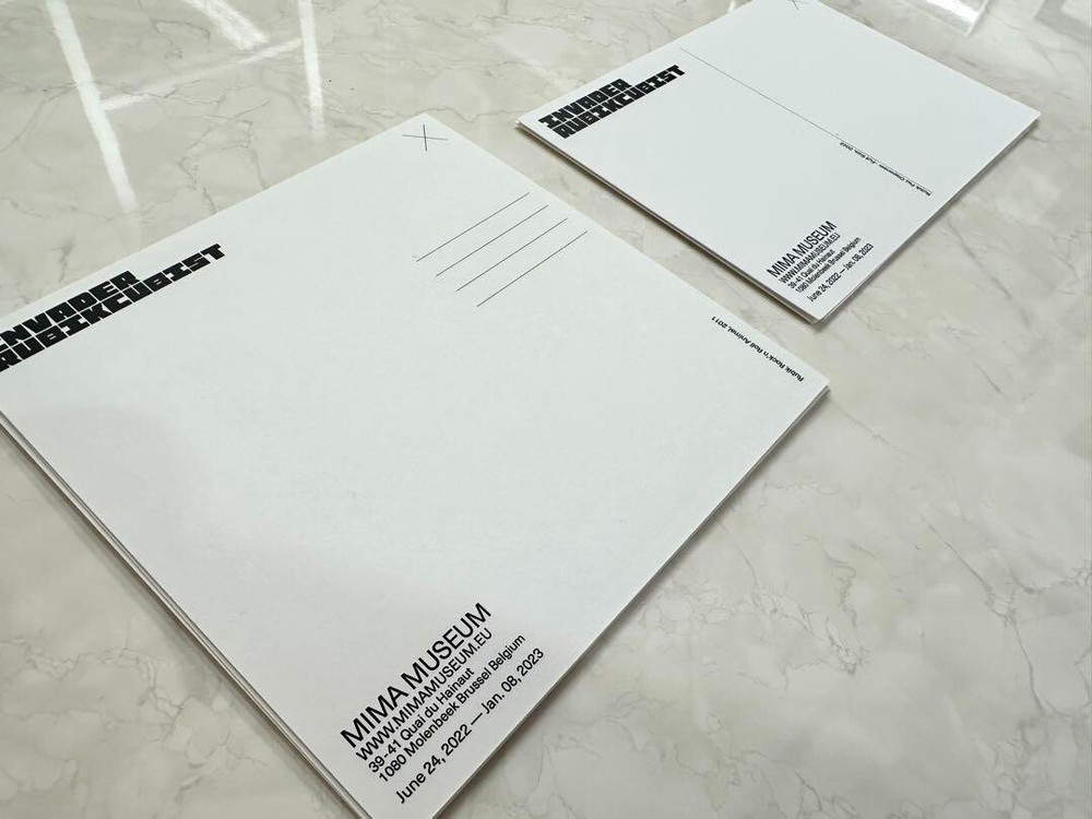 INVADER 2022 Exhibition Postcard Square & Rectangular Set of 10
