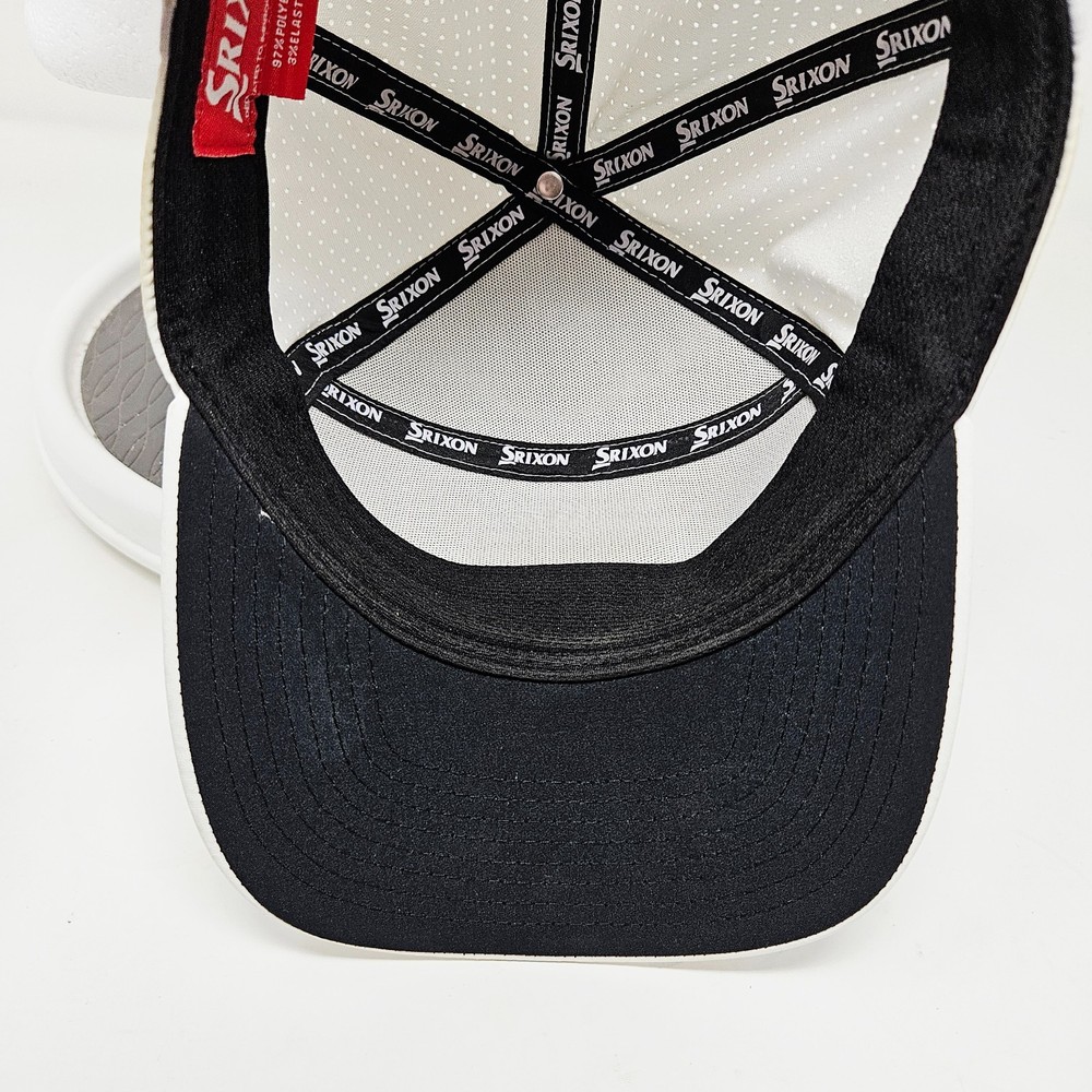 Srixon Golf Snapback Hat White Logo Stains Flaws