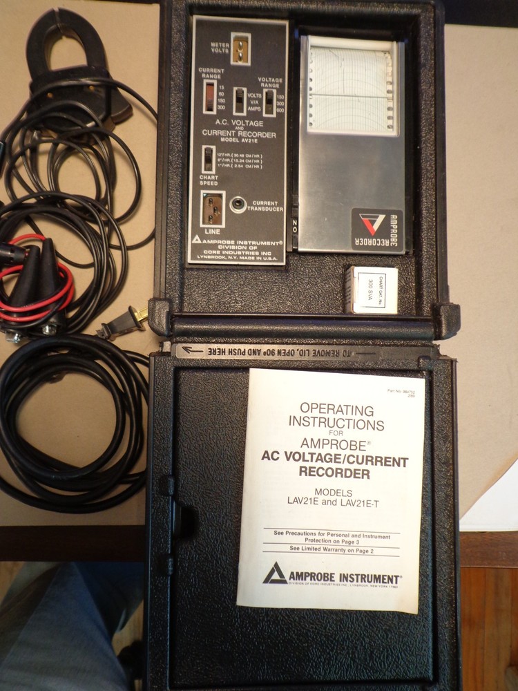 AMPROBE  AV21E  Vari-speed Recorder