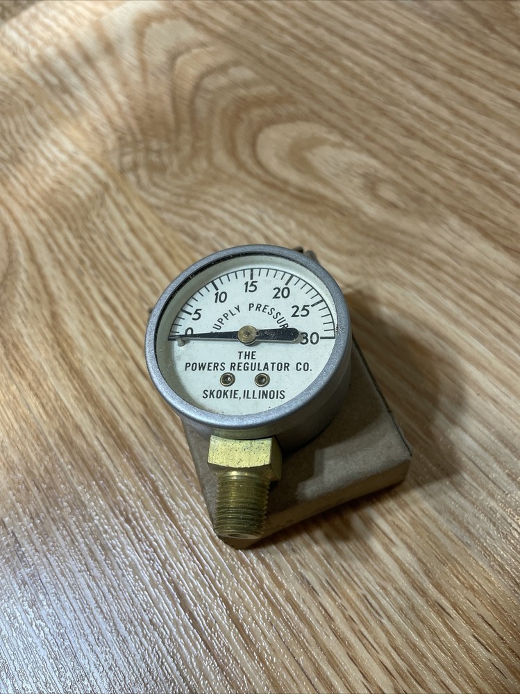 powers regulator co supply pressure gauge