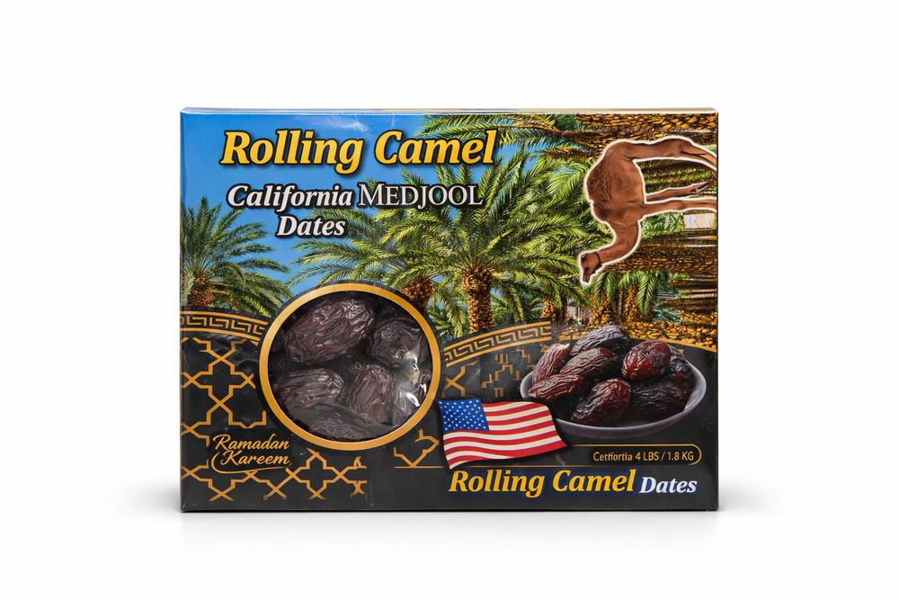 Rolling Camel California Medjool Dates (4 lb)FRESH