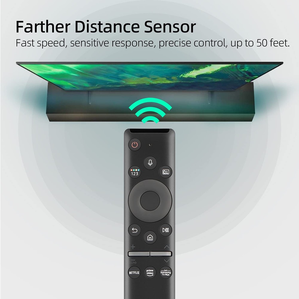 Voice Remote Control Replacement for Samsung TVs with Voice, Black