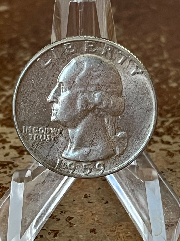 1959 D D/D ERROR  Washington Quarter 90% Silver   # NR97
