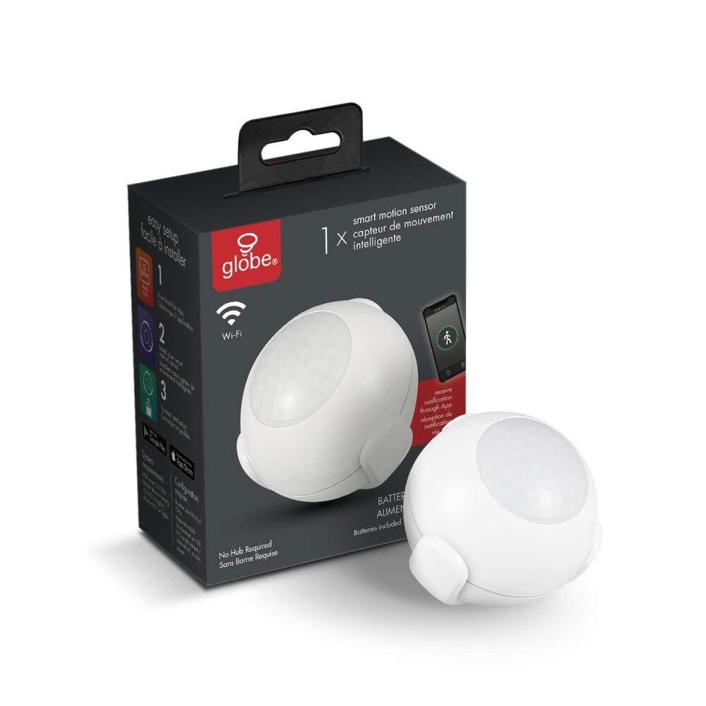 GLOBE Wi-Fi Smart Motion Detector, No Hub Required, Battery Operated,