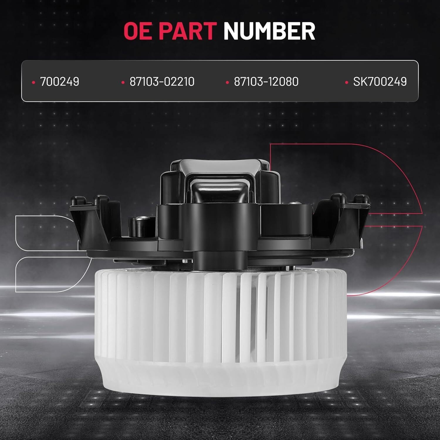 HVAC A/C Heater Motor Blower & Fan Cage Fits For Toyota Corolla Prius 700249