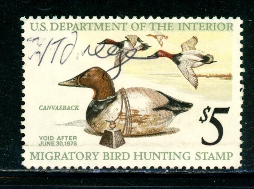 US Scott # RW42 - Used - Nice Centering - Signed            (26-C253)