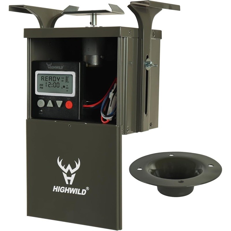 6V Digital Power Control Unit Deer Feeding Timer Weatherproof Spinner Motor New