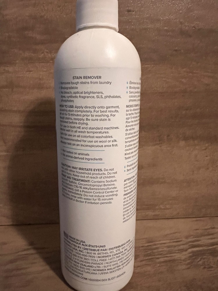 Norwex laundry stain remover 2 Pack