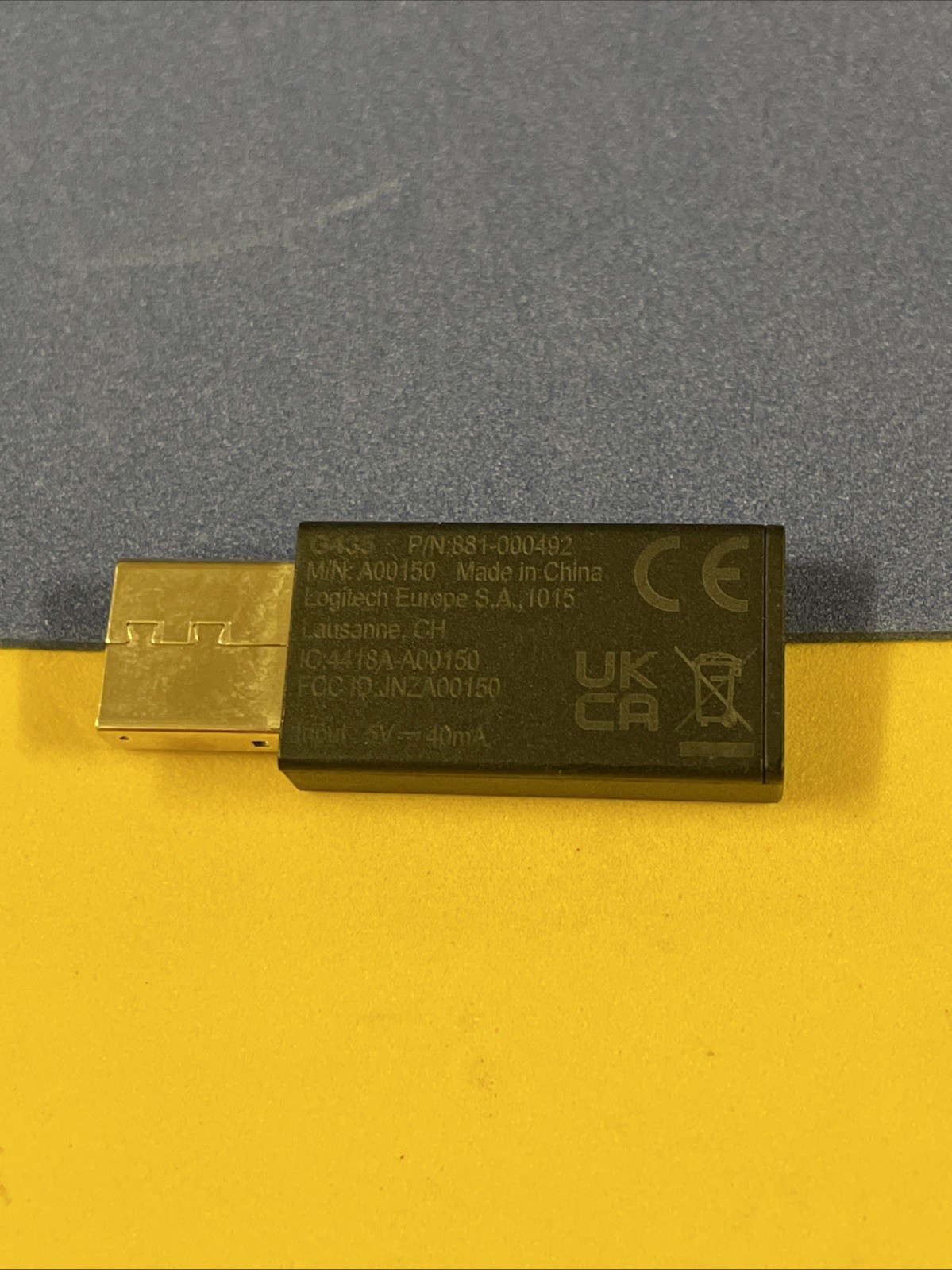 Logitech A00150 USB Receiver – Replacement Dongle for G435 Wireless Headset