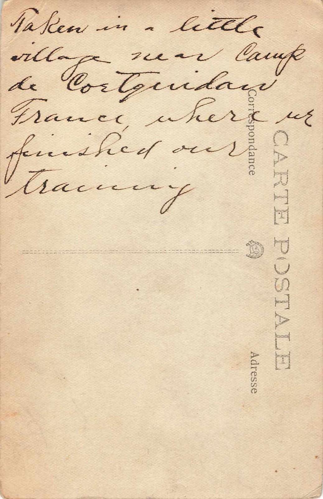 WWI RPPC Soldier Gas Mask Camp de Coëtquidan France Training Photo Postcard US