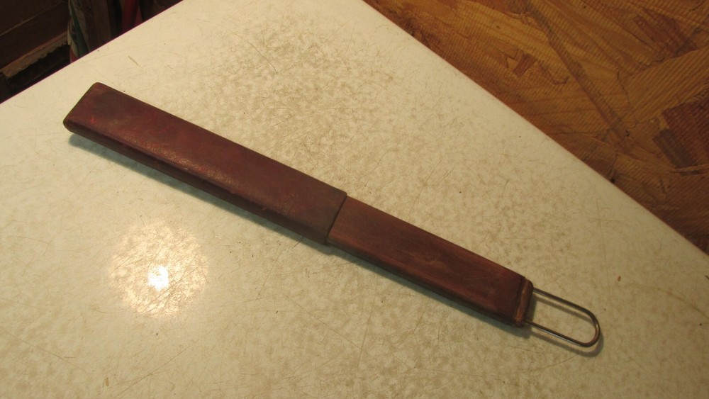 2 Antique Leather Razor Stroppers