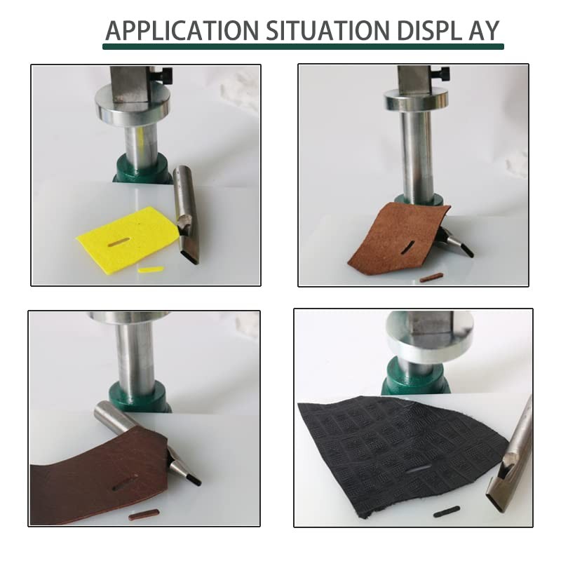 Multi-Function Hand Press and Hole Punch Machine for Stamping Leather Stitchi...