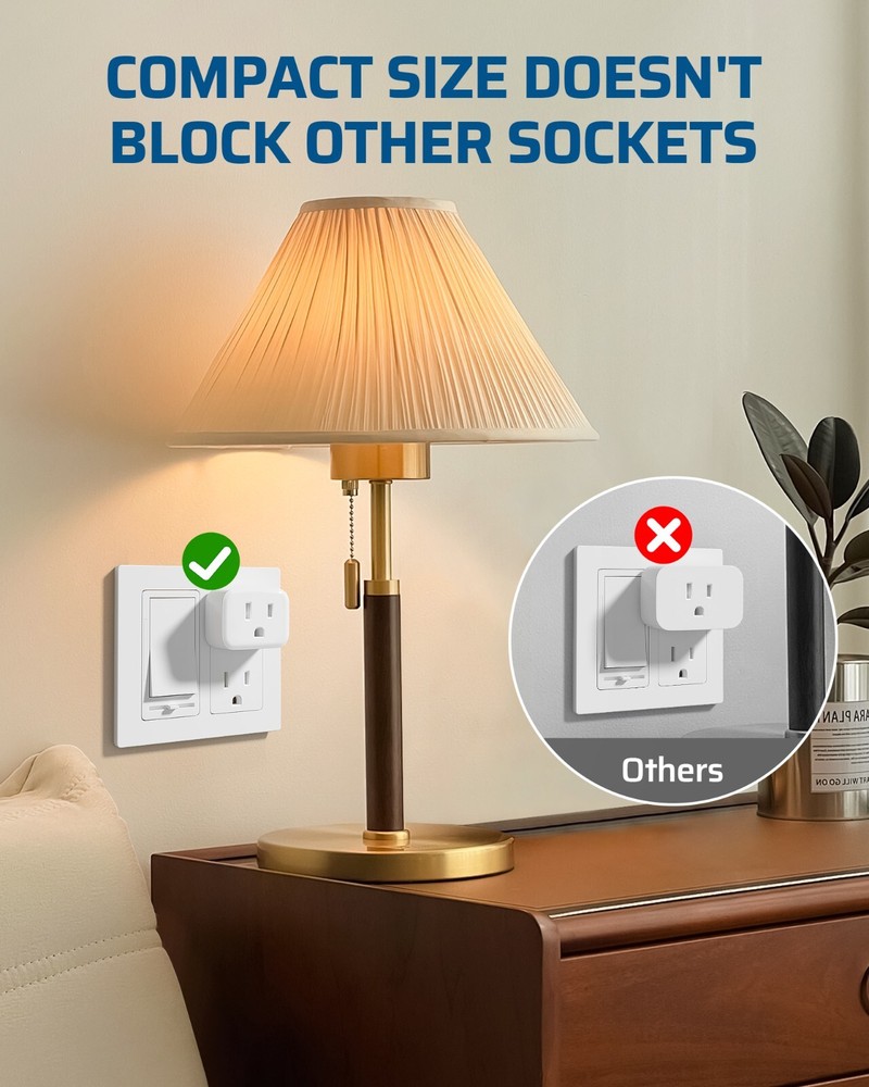 DEWENWILS Wireless Light Switch, Remote Control Outlet Switch for Lamps, Lights,
