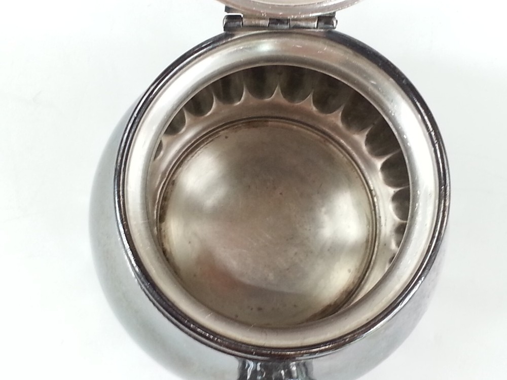 Vintage Teapot Forbes Silver Co Quadruple 169 Silverplate Needs Polishing