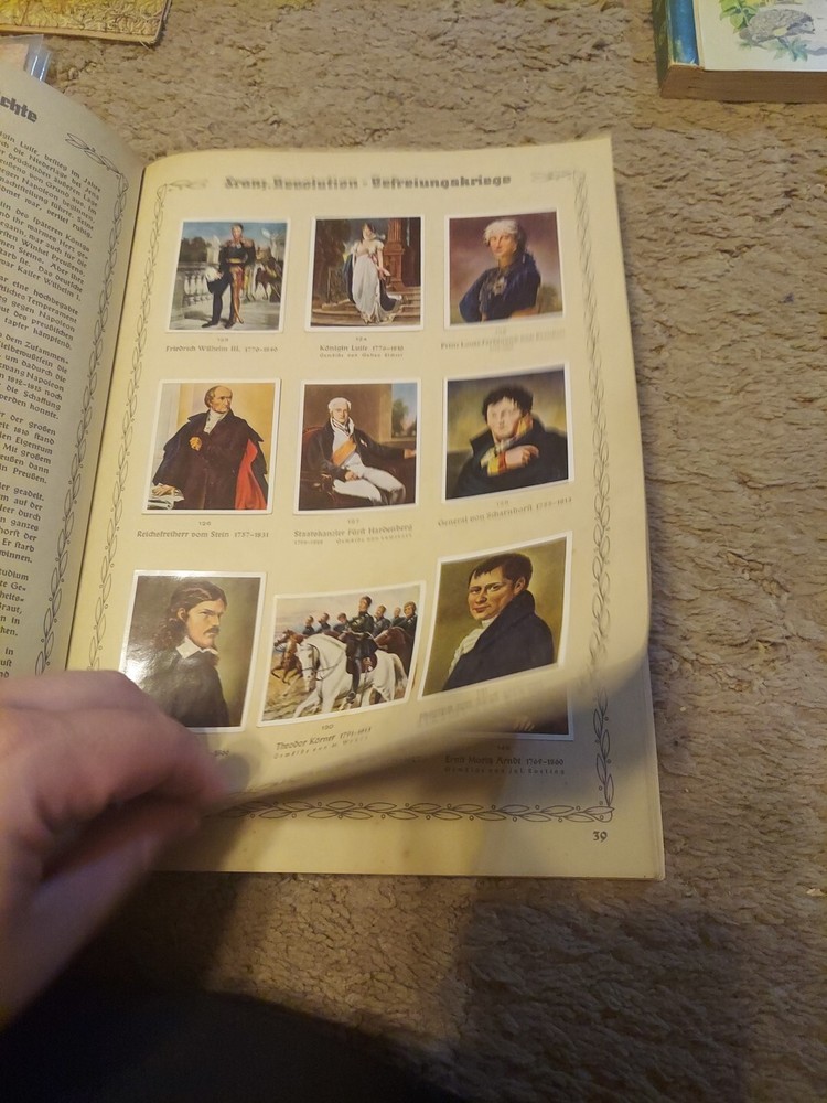 Ww1 German Card Book Completed